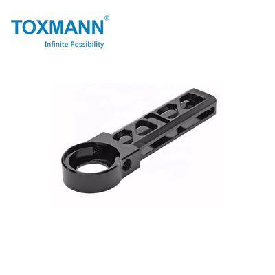 AL6061 অ্যালুমিনিয়াম খাদ CNC যান্ত্রিক অংশ কালো অক্সাইড পৃষ্ঠ