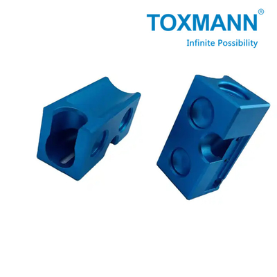 কাস্টমাইজড সিএনসি মেশিনিং স্পষ্টতা নীল anodized অ্যালুমিনিয়াম স্টেইনলেস স্টীল যন্ত্রাংশ সিএনসি ধাতু যন্ত্রাংশ